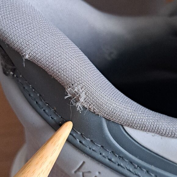 Kizik London All Terrain Alloy Poppyseed Mens 12 Wide Gray Slip-On Shoes Sneaker - Picture 7 of 16